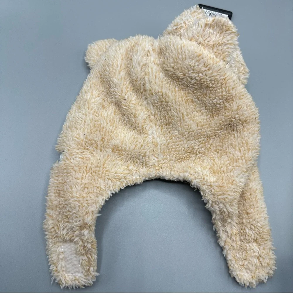 Weatherproof Winter Soft Hat Mittens Set Size 12-24M Tan Brown